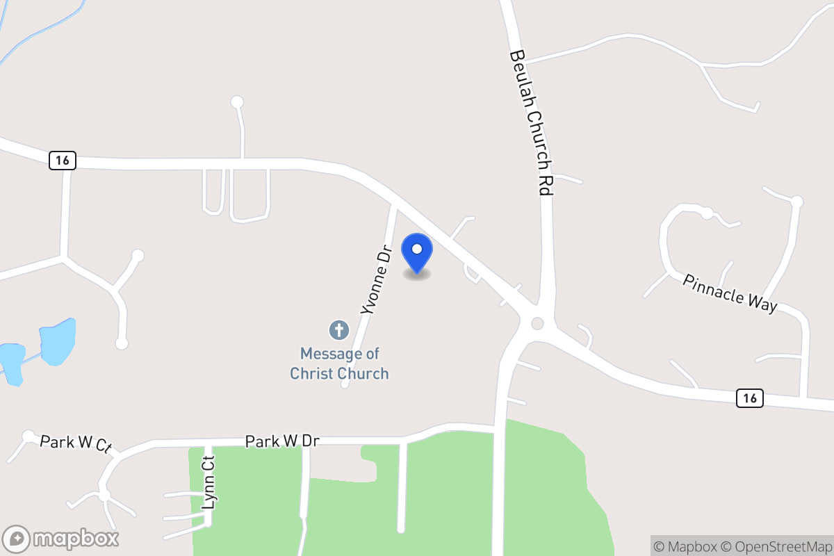Map of 1646 Mt Zion Rd
