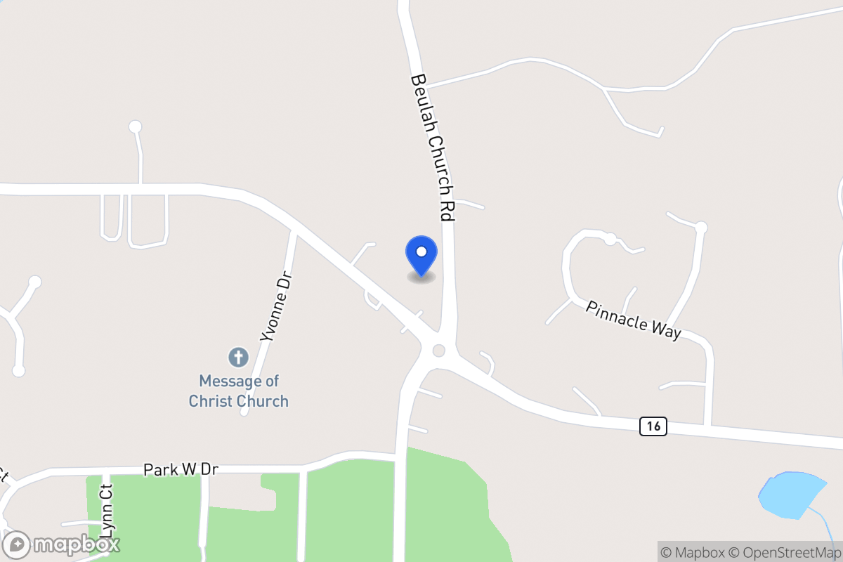 Map of 1605 Mt Zion Rd
