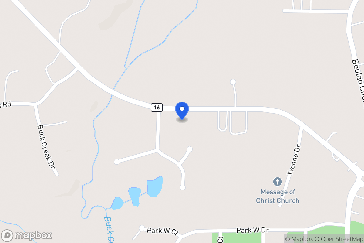 Map of 1816 Mt Zion Rd