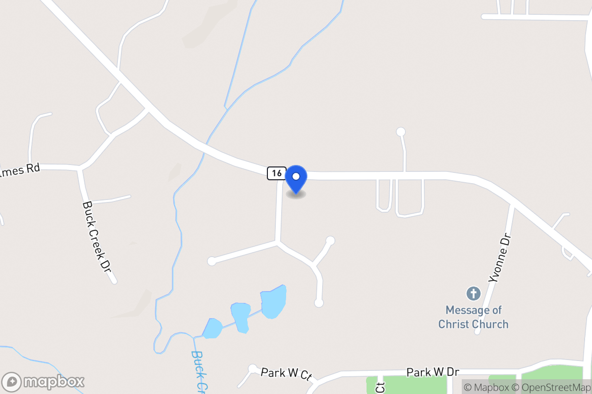 Map of 1828 Mt Zion Rd