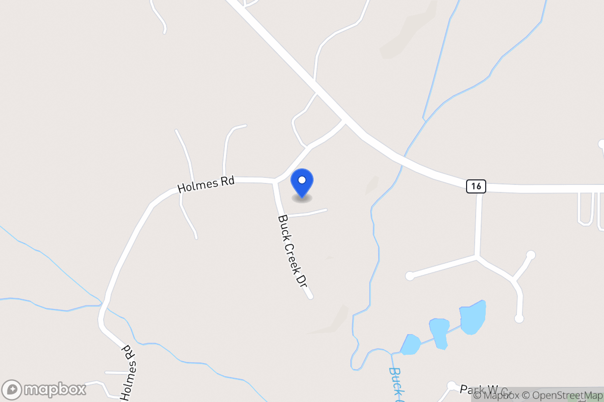 Map of 10 Buck Creek Dr