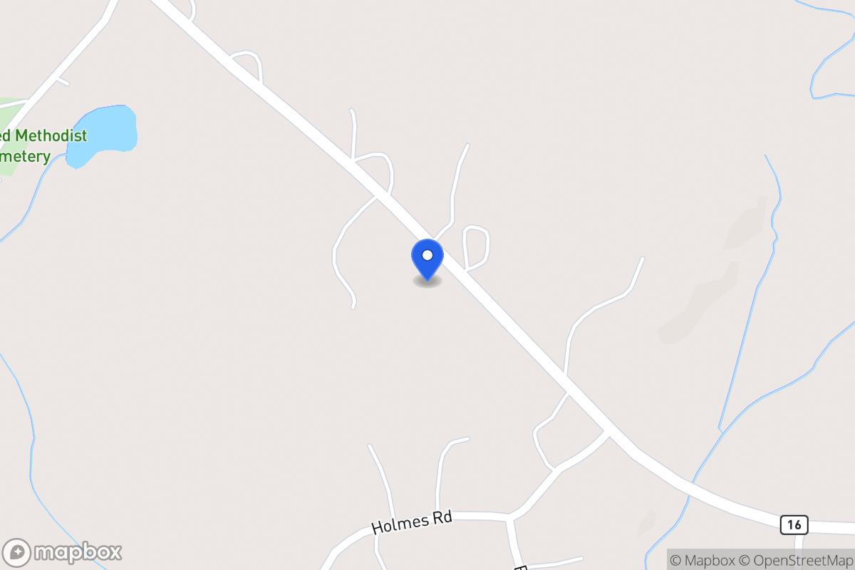 Map of 2040 Mt Zion Rd