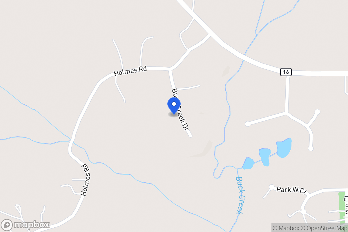 Map of 45 Buck Creek Dr