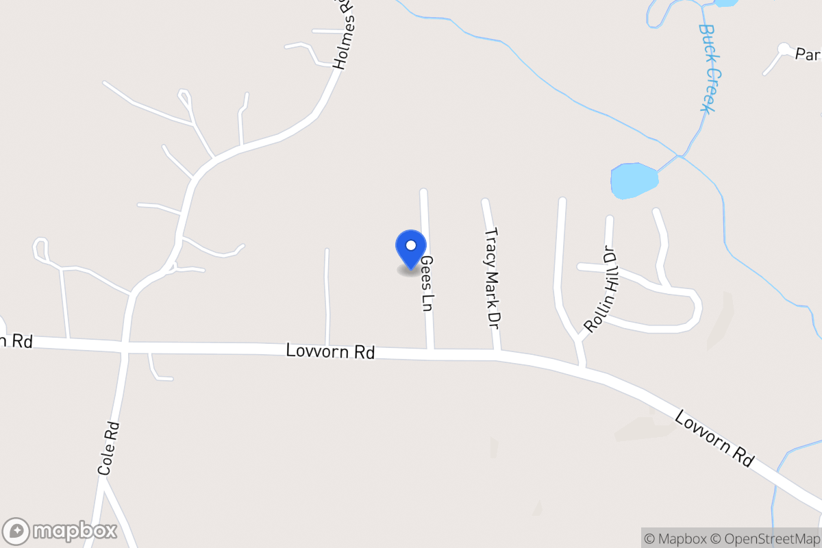 Map of 40 Gees Ln