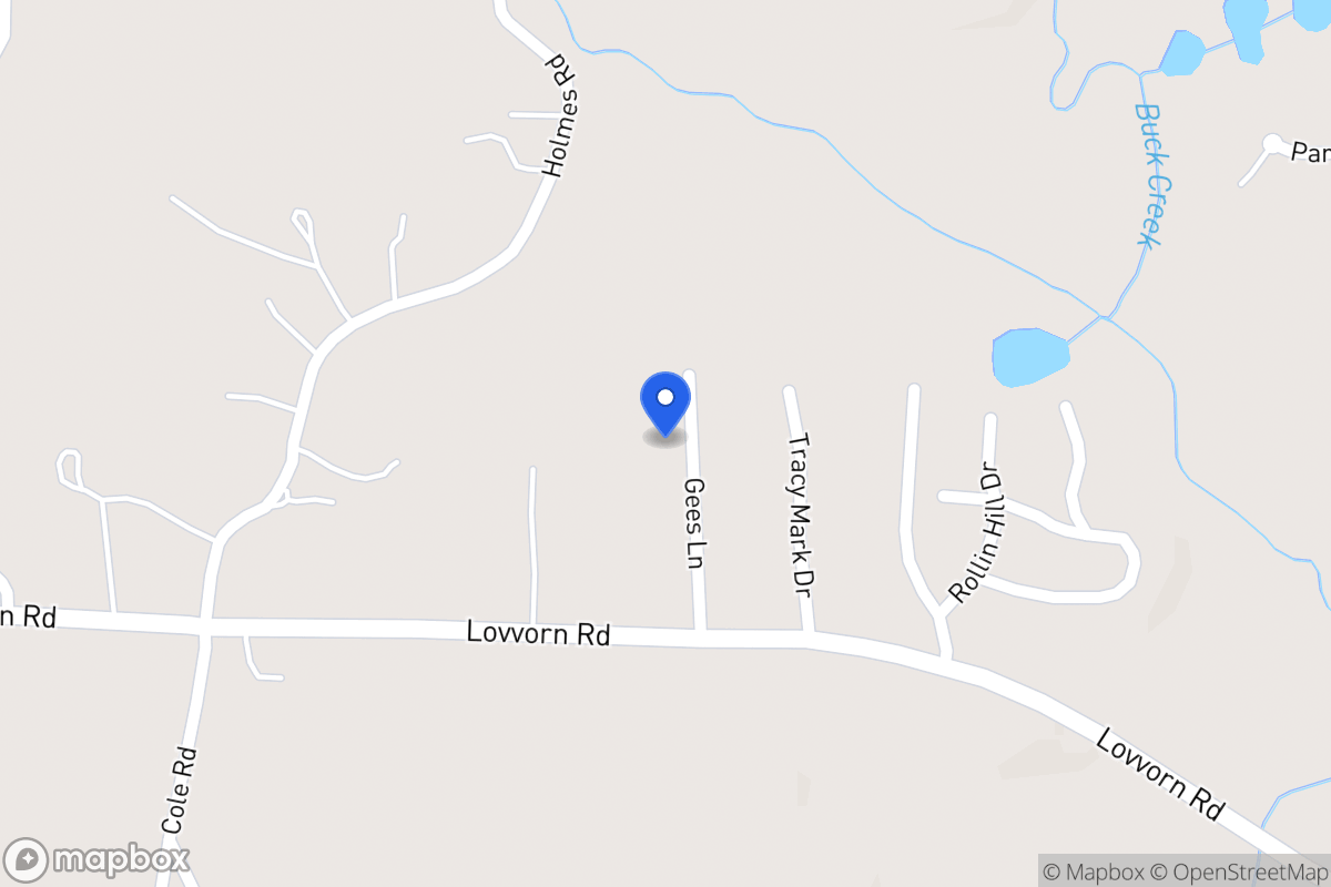 Map of 60 Gees Ln