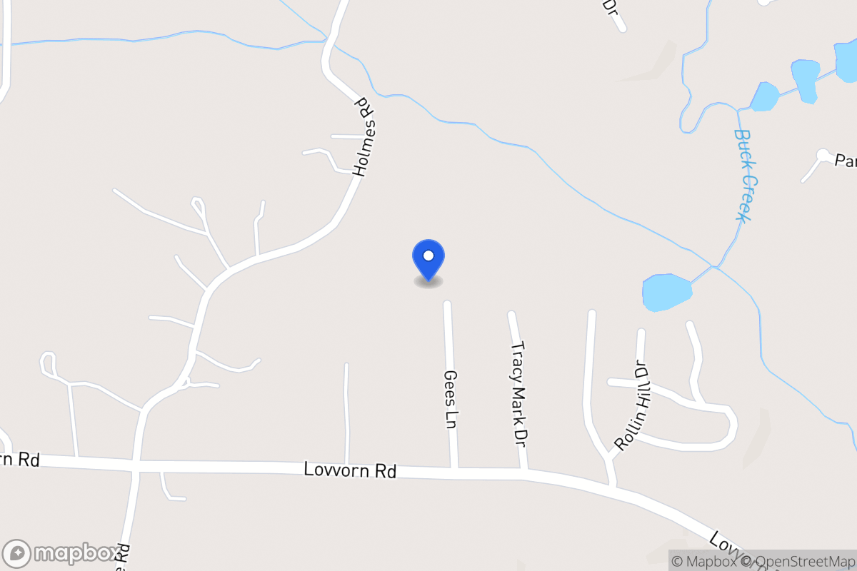 Map of Gees Ln