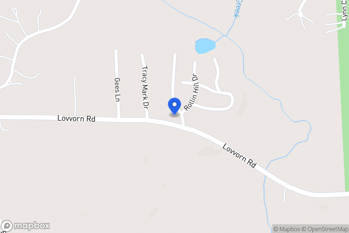 Map of 1861 Lovvorn Rd