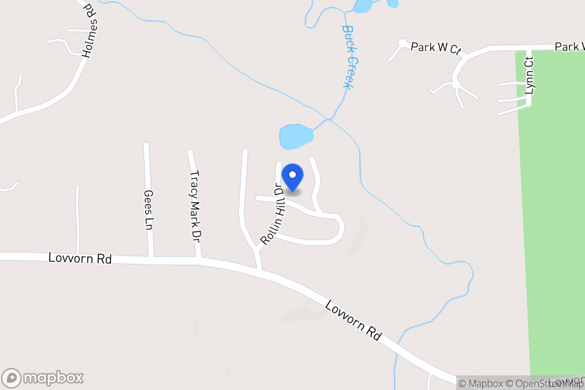Map of 1855 Lovvorn Rd