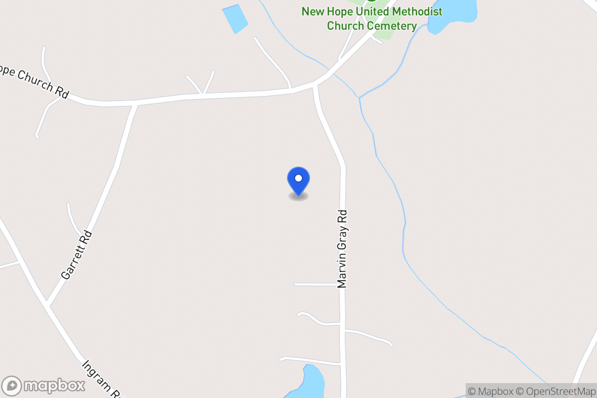 Map of 125 Marvin Gray Rd