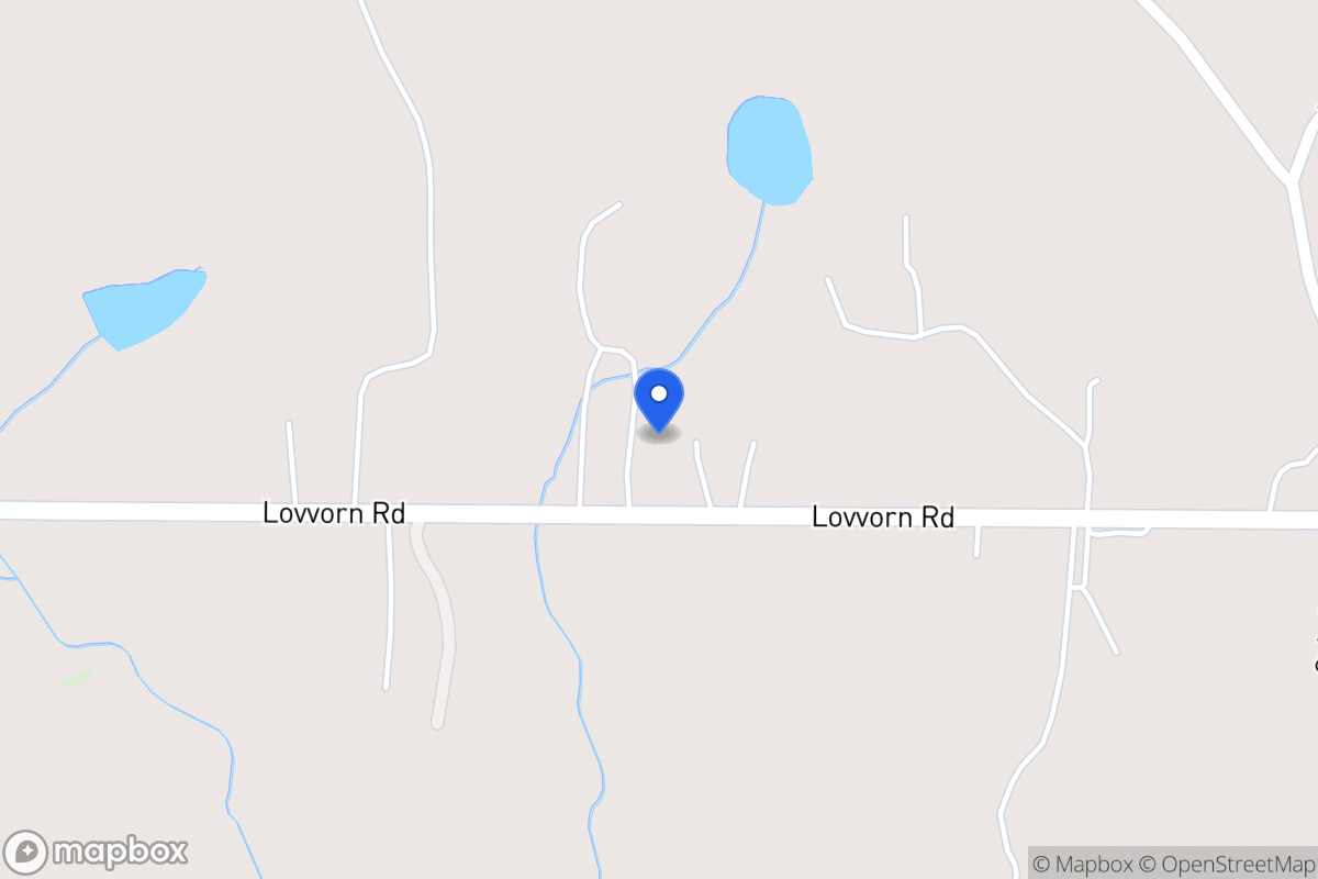 Map of 2377 Lovvorn Rd