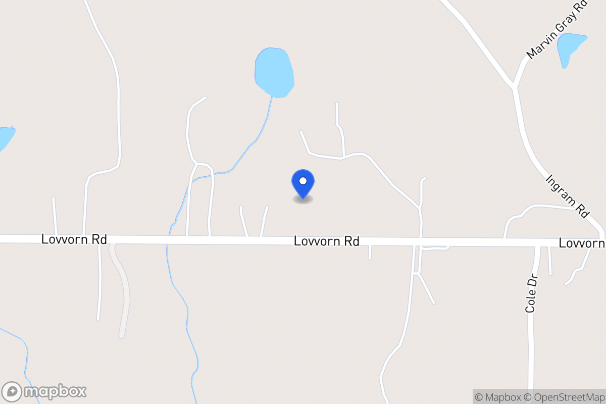Map of 2323 Lovvorn Rd