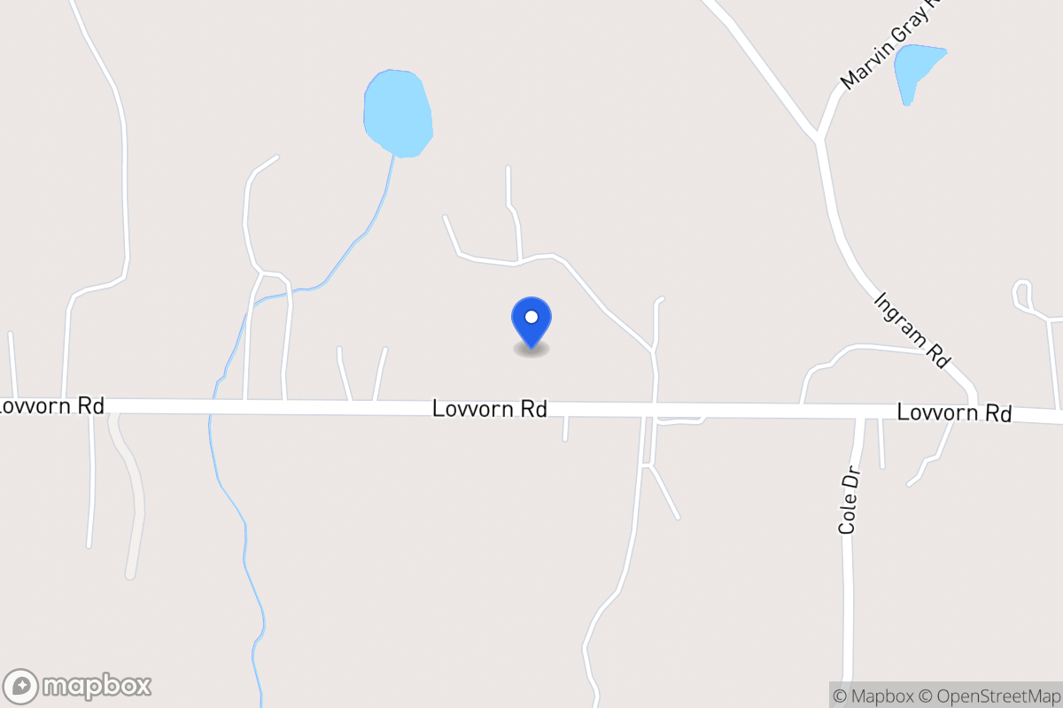 Map of 2295 Lovvorn Rd