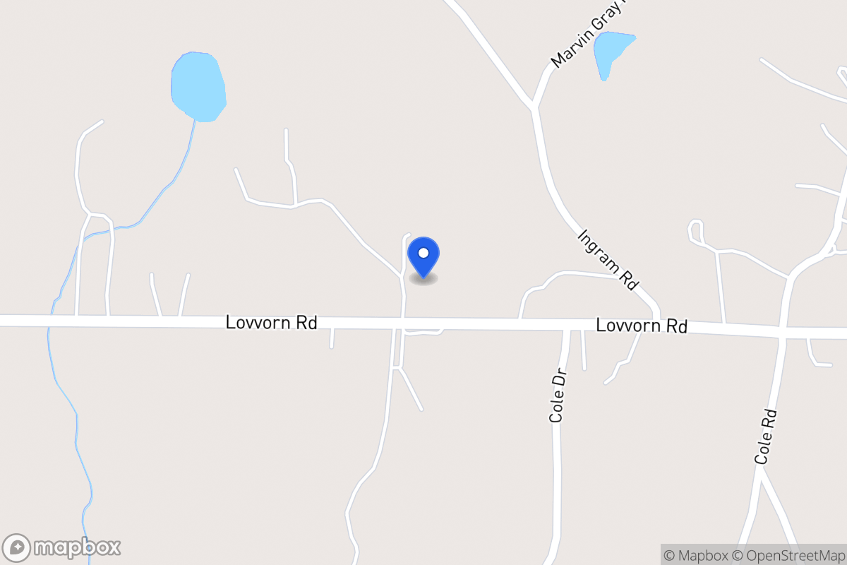 Map of 2239 Lovvorn Rd