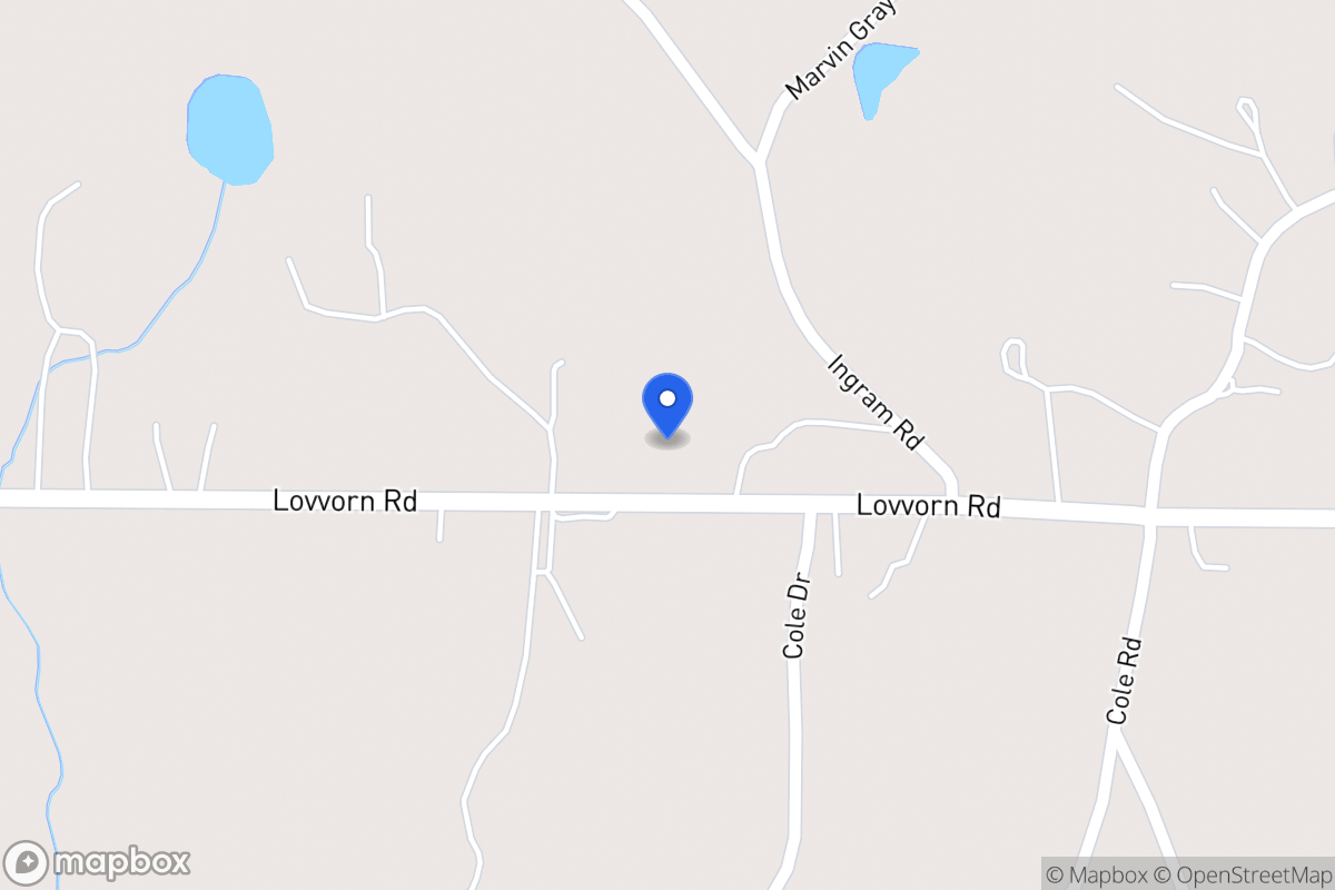 Map of 2221 Lovvorn Rd