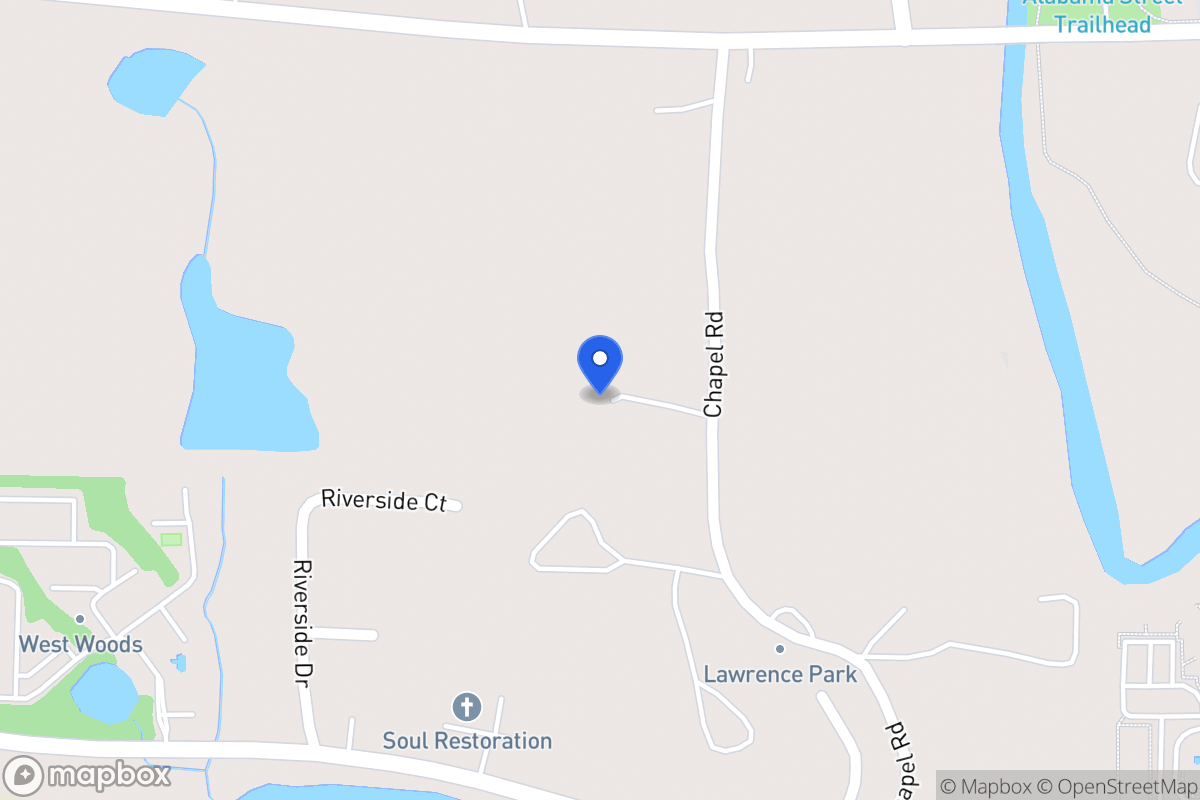 Map of 245 Chappel Rd