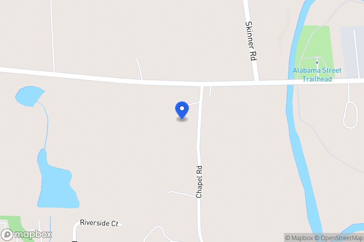 Map of 105 Chappel Rd