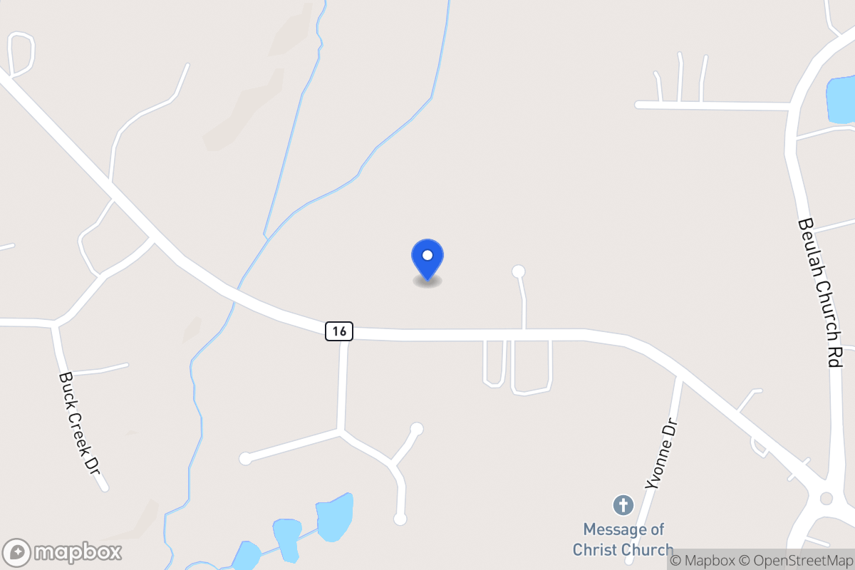 Map of 1805 Mt Zion Rd