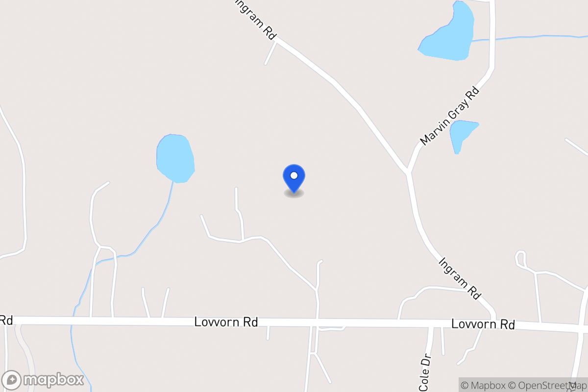 Map of 2245 Lovvorn Rd