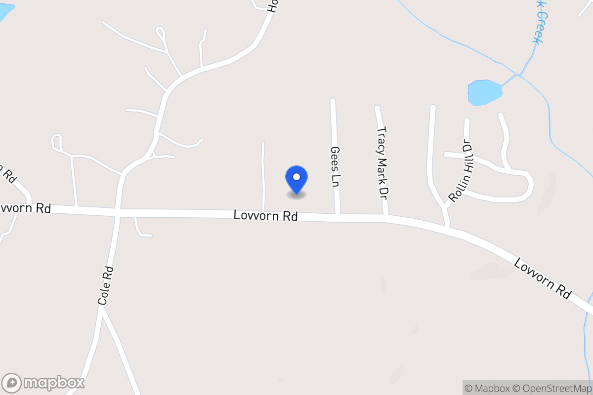 Map of 1957 Lovvorn Rd