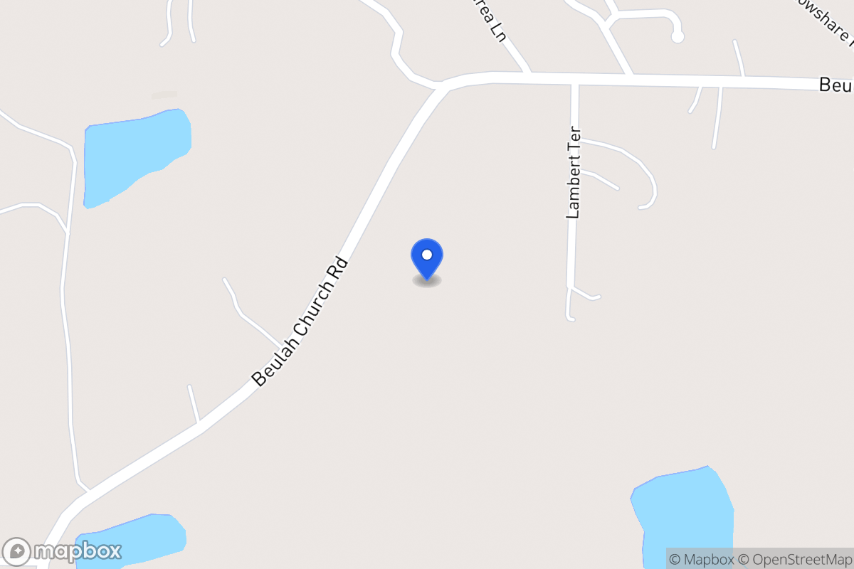 Map of 849 Beulah Church Rd