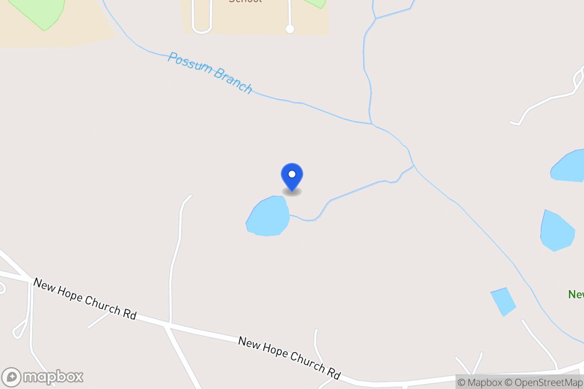 Map of 439 New Hope Church Rd