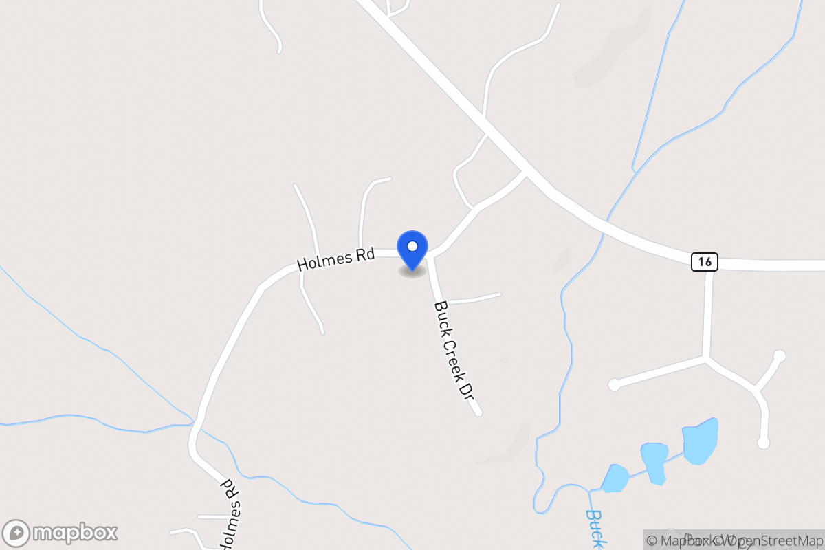 Map of 5 Buck Creek Dr