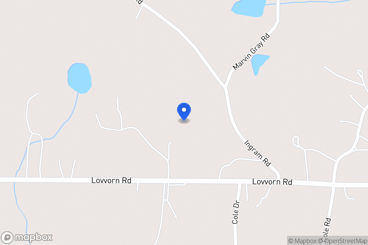 Map of 2249 Lovvorn Rd
