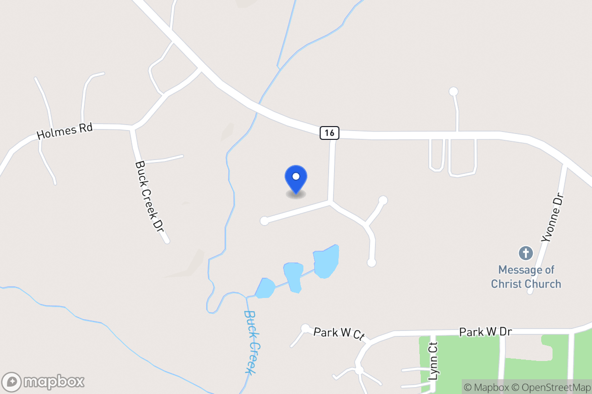 Map of 207 Trinity Chase