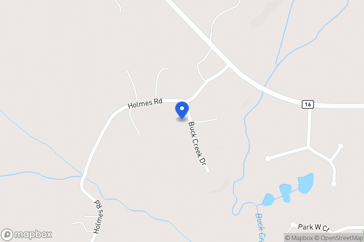 Map of 15 Buck Creek Dr