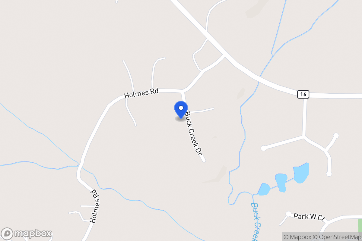 Map of 25 Buck Creek Dr