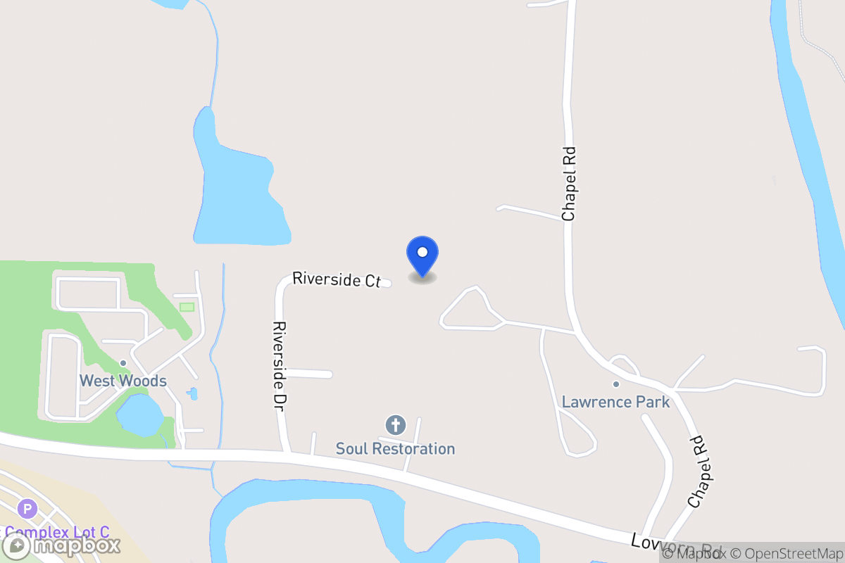 Map of 60 Riverside Ct