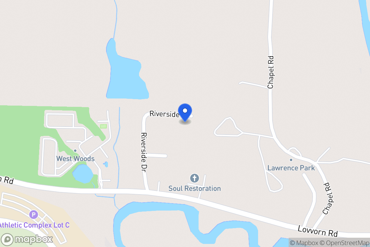 Map of 35 Riverside Ct
