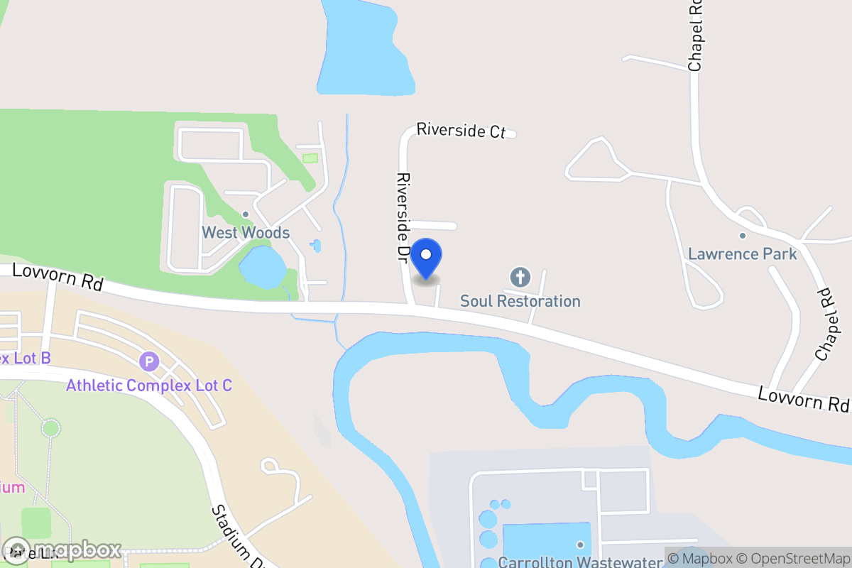 Map of 1265 Lovvorn Rd