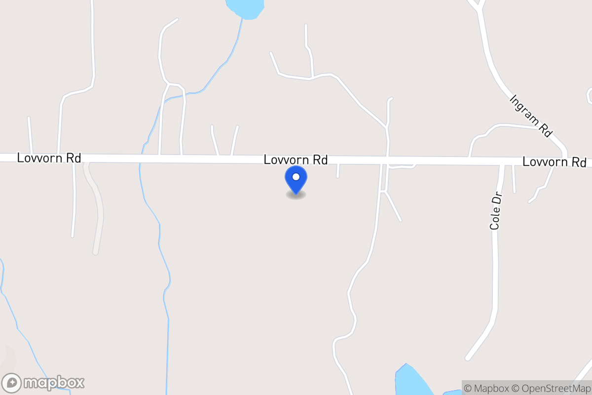 Map of 2300 Lovvorn Rd