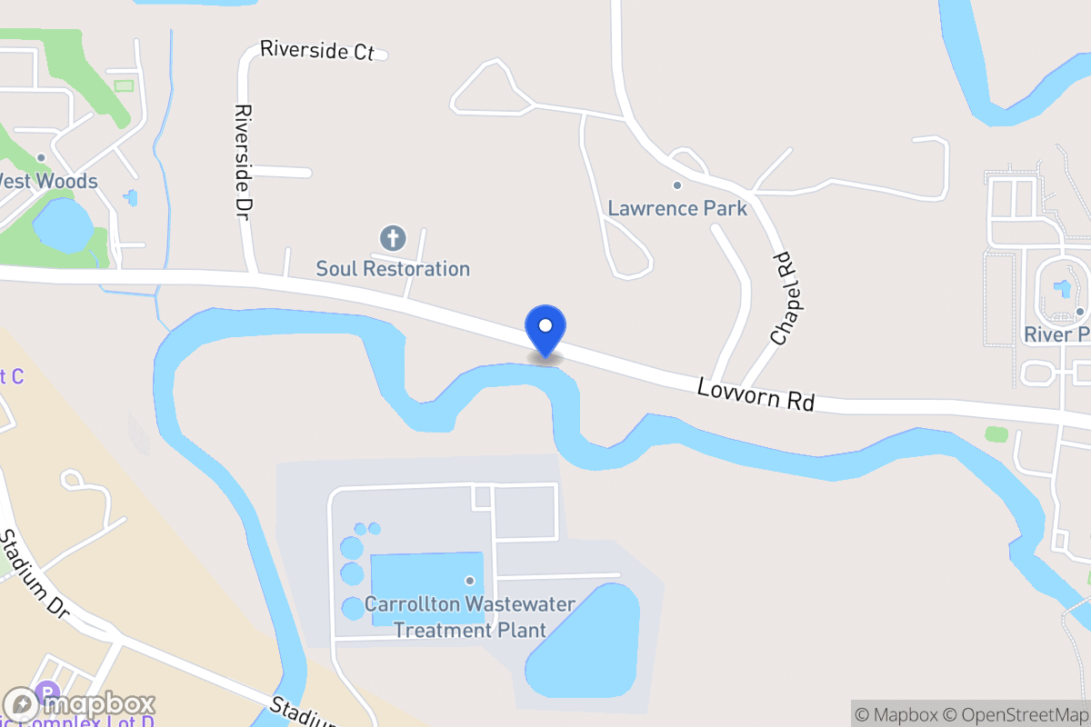 Map of 1170 Lovvorn Rd