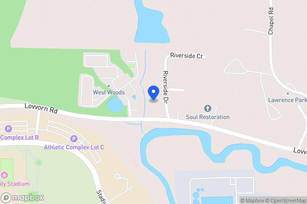 Map of 20 Riverside Dr