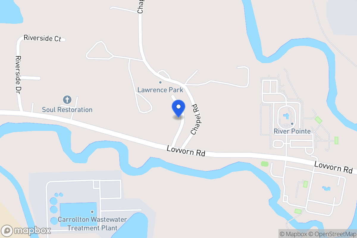 Map of 1095 Lovvorn Rd