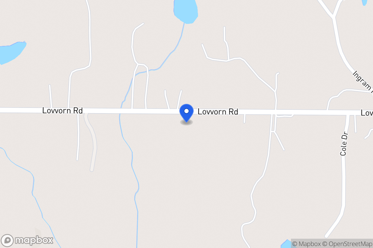 Map of 2340 Lovvorn Rd
