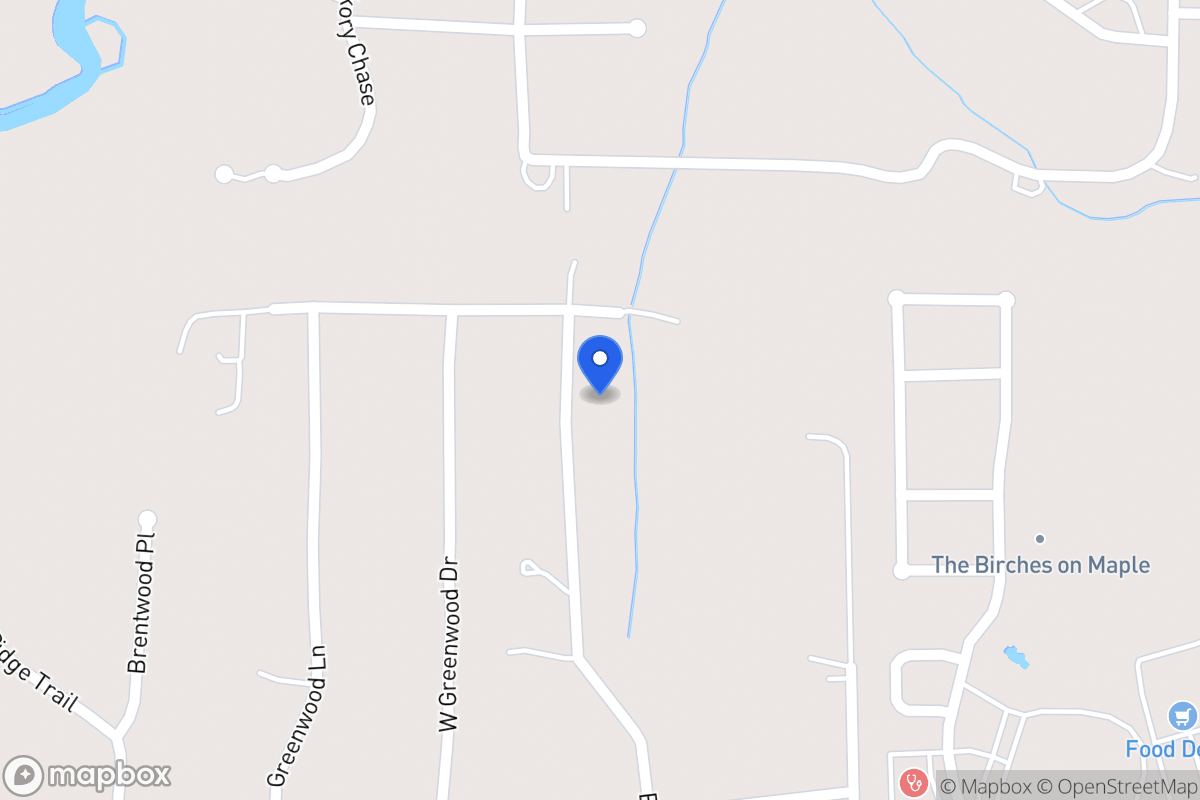 Map of 205 E Greenwood Dr