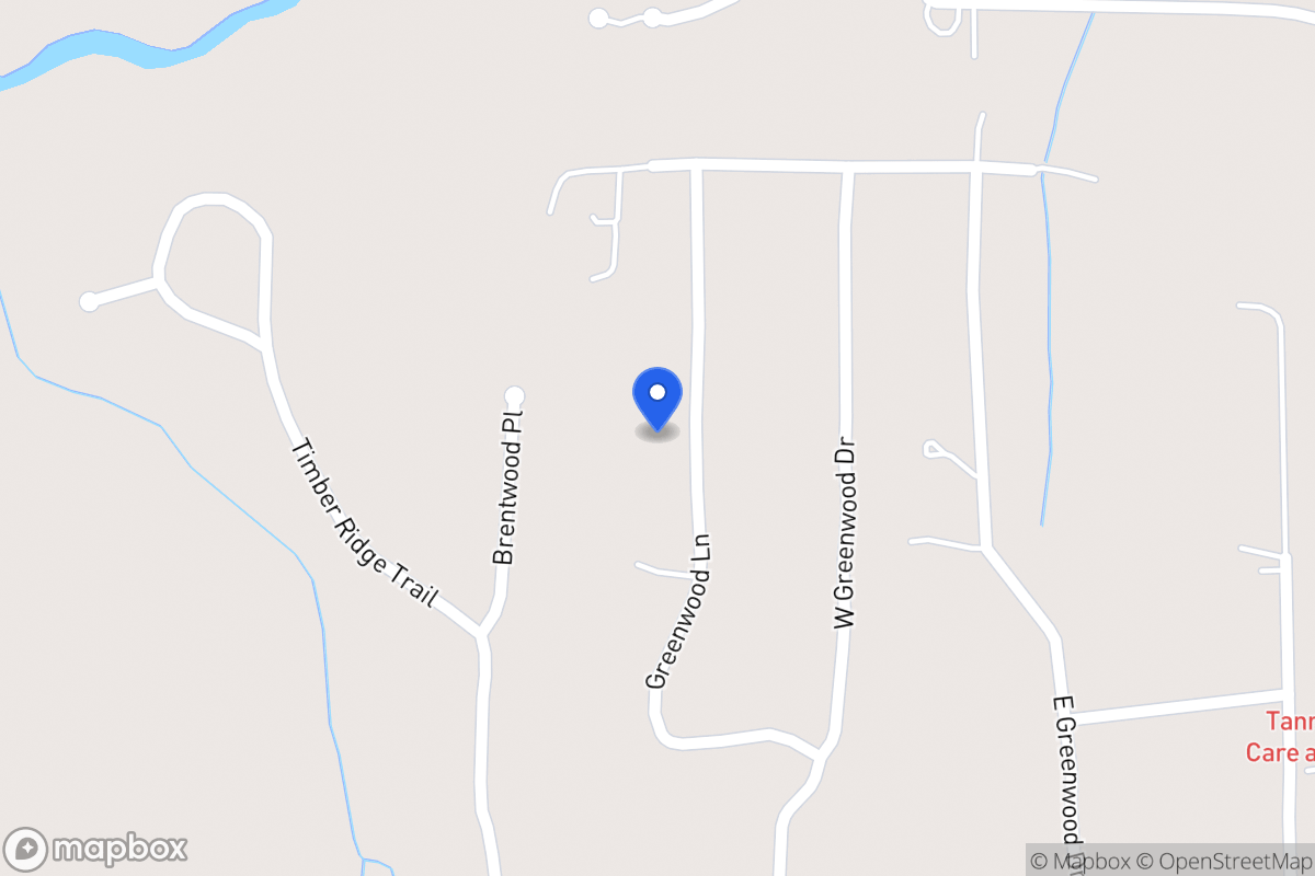Map of 136 Greenwood Ln