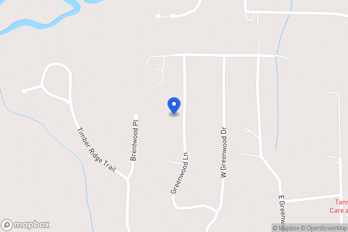 Map of 150 Greenwood Ln
