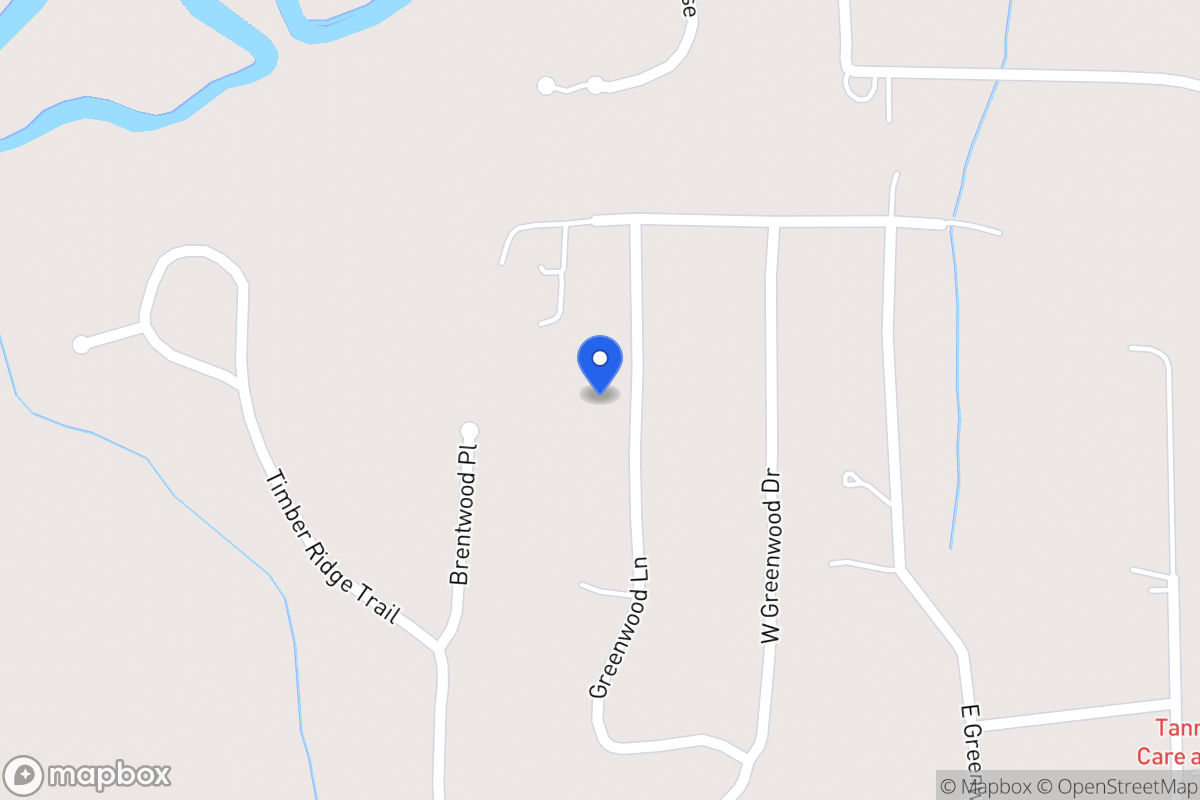 Map of 160 Greenwood Ln