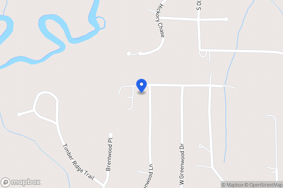 Map of 210 Greenwood Ln