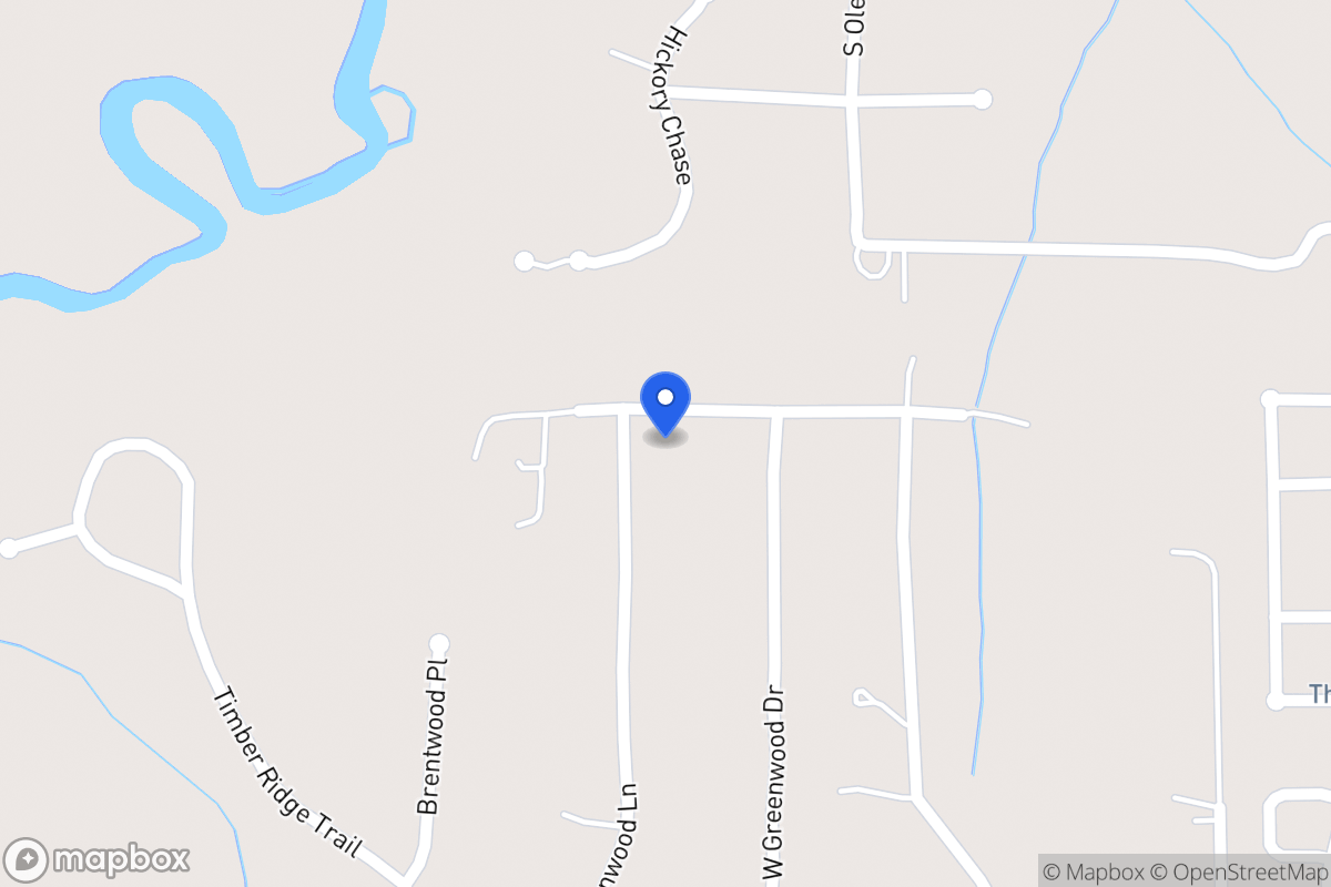 Map of 85 N Greenwood Dr