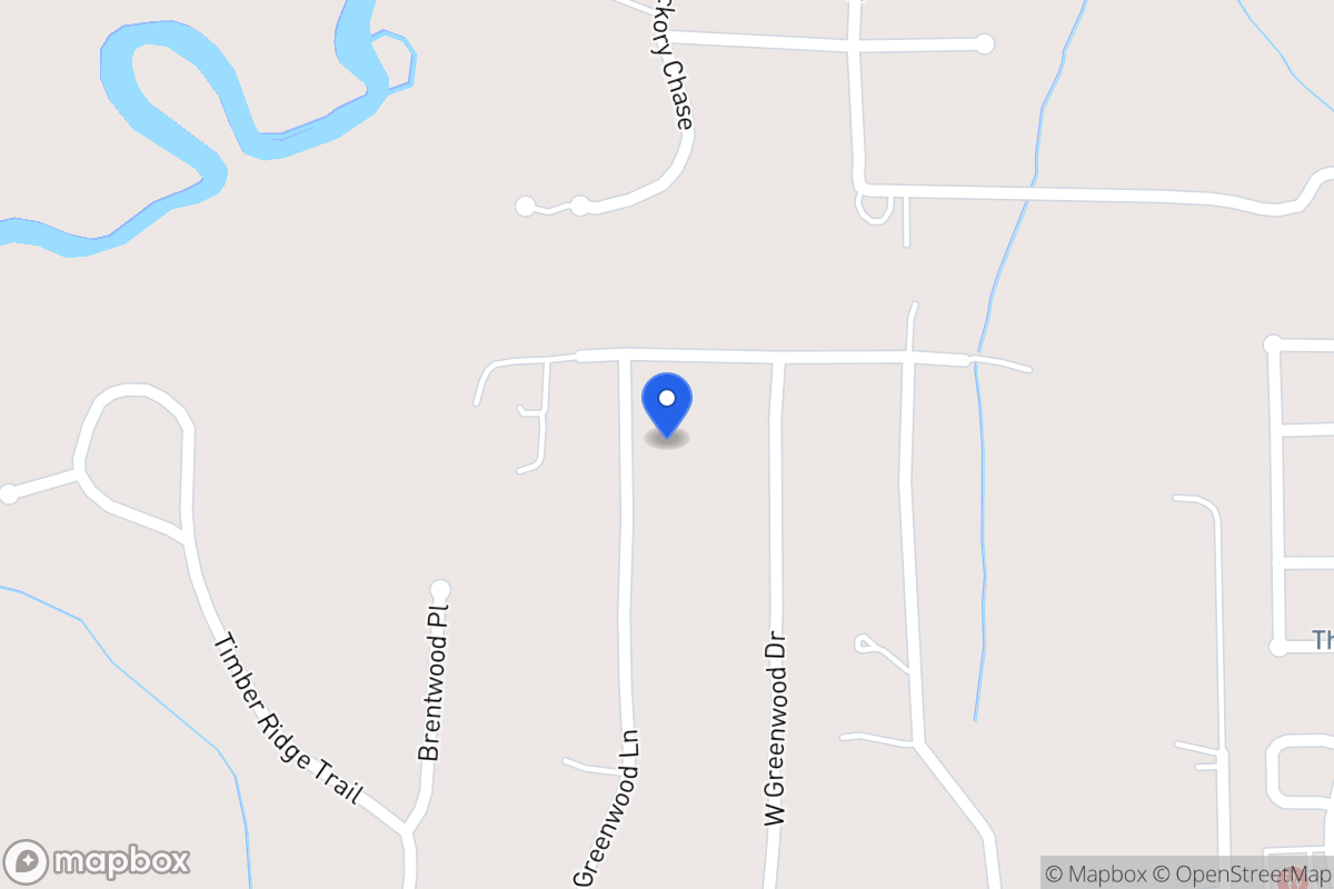 Map of 185 Greenwood Ln