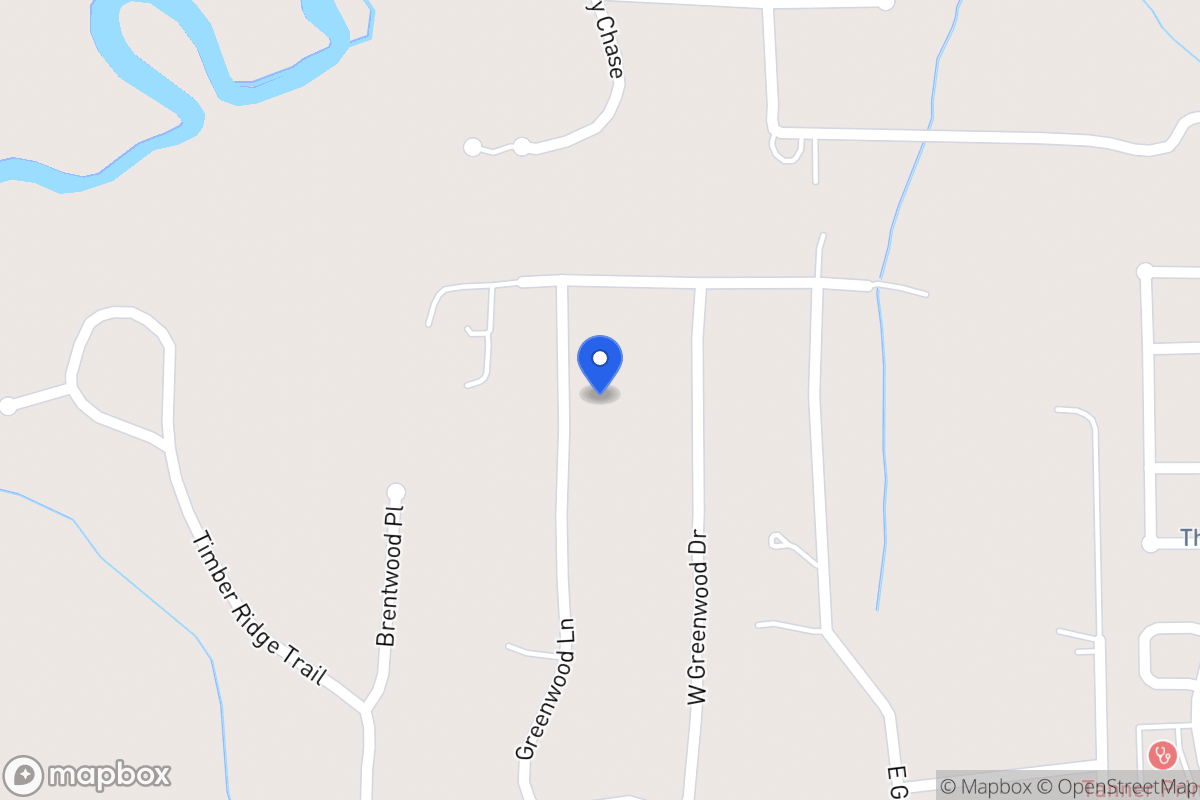 Map of 175 Greenwood Ln