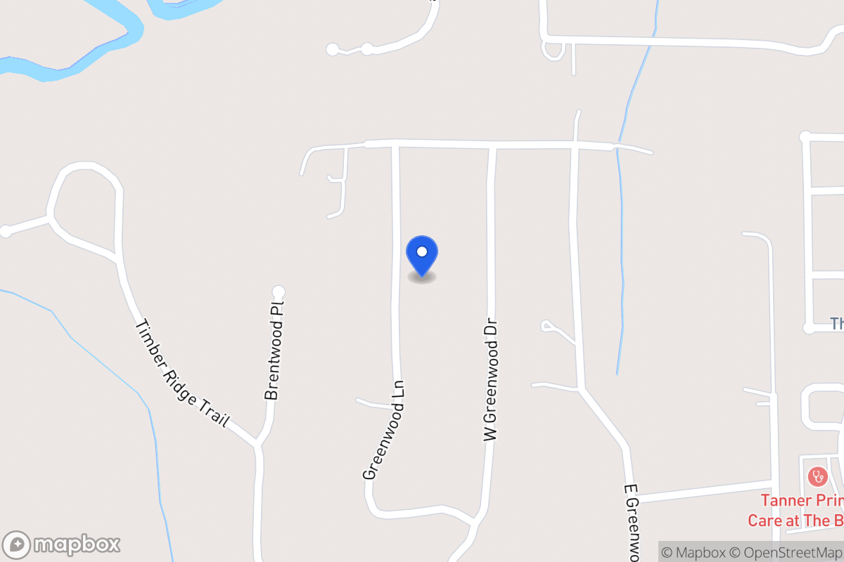 Map of 155 Greenwood Ln
