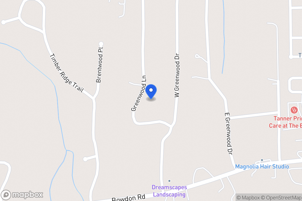 Map of 75 Greenwood Ln