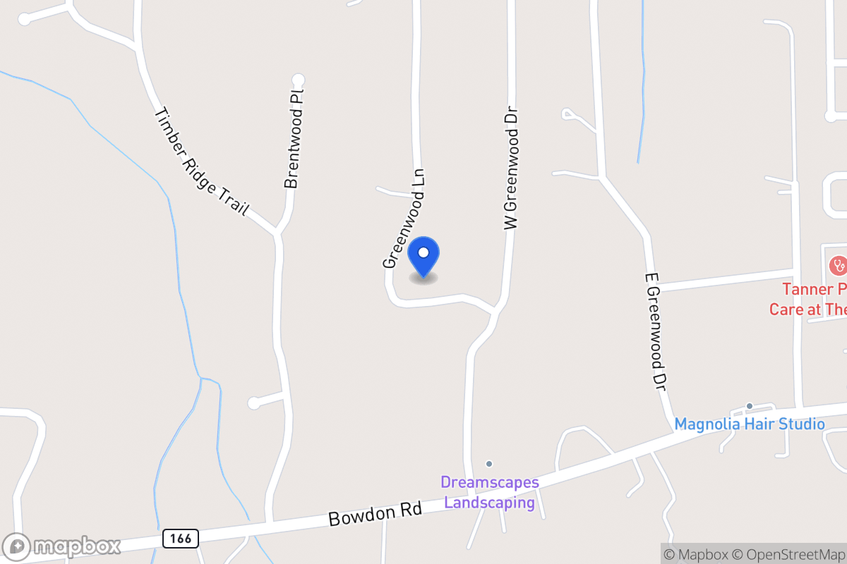 Map of 55 Greenwood Ln