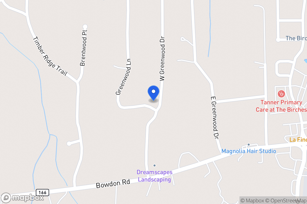 Map of 80 W Greenwood Dr